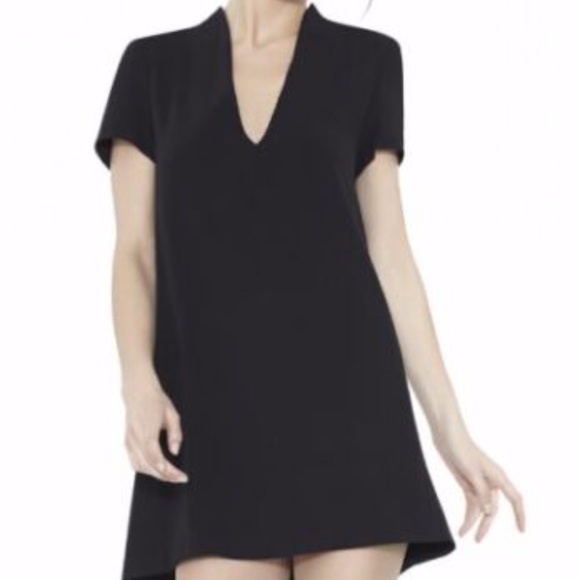 NWT $265 Alice + Olivia Black Seamed V-Neck Boxy Dress in size XS! - Picture 5 of 8